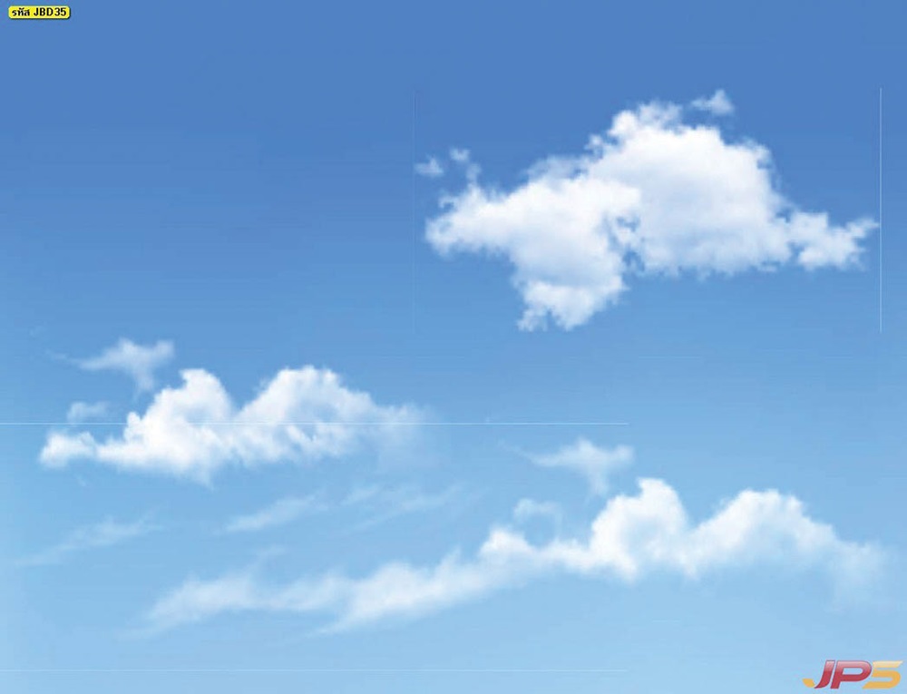 วอลเปเปอร์ฝ้าเพดานลายเมฆขาวสวยงามกับท้องฟ้าสีคราม