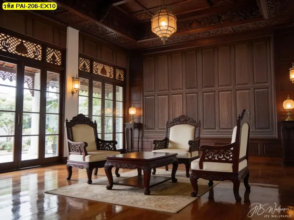 วอลเปเปอร์ลายไม้สมัยเก่า โทนสีธรรมชาติช่วยให้บ้านดูอบอุ่น พร้อมบริการ จำหน่ายวอลเปเปอร์ Murallbkk ครบวงจร