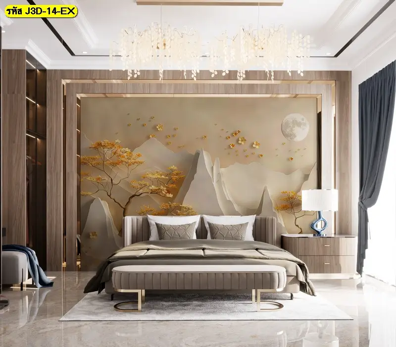3D Mountain Wallpaper เหมาะสำหรับตกแต่งบ้าน คอนโด ห้องพัก และโรงแรม ด้วยลวดลายภูเขาความละเอียดสูง ผลิตโดย Murallbkk ร้านผลิตวอลเปเปอร์ รับผลิตวอลเปเปอร์ตามสั่ง